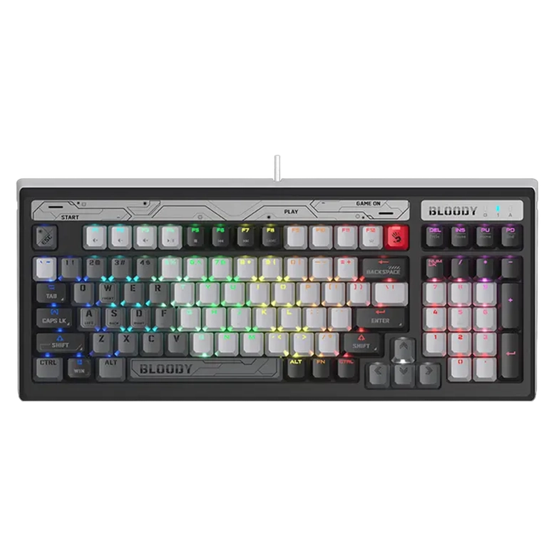 Tastatură Bloody B950, Cu fir, Gri