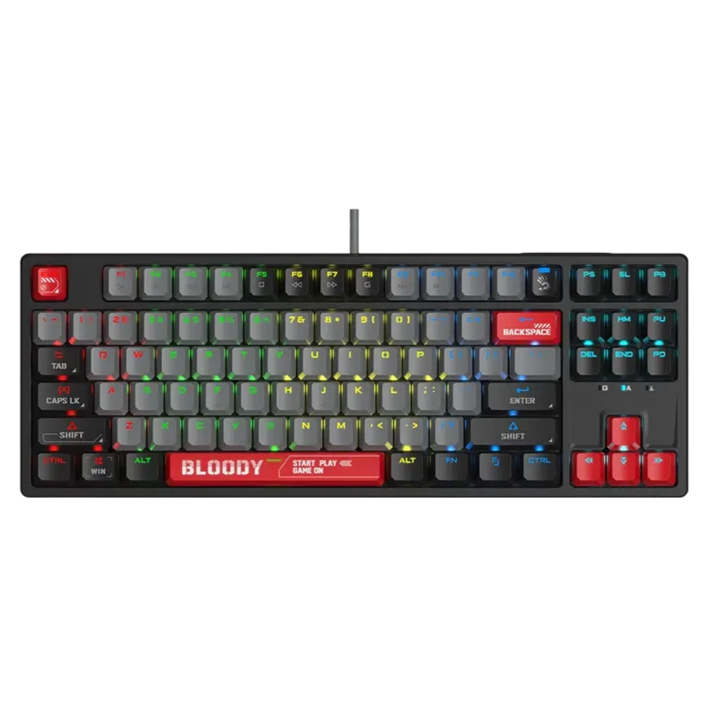Клавиатура Bloody S87, Проводное, Energy Red