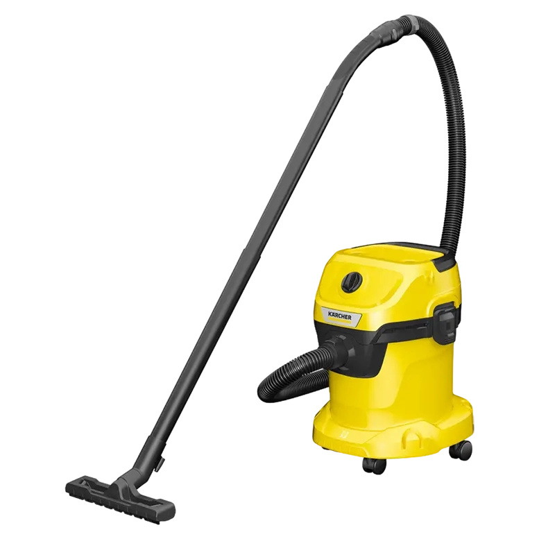 Пылесос Karcher WD 3 V-15/6/20 + Фильтр-мешки KFI 357, Жёлтый