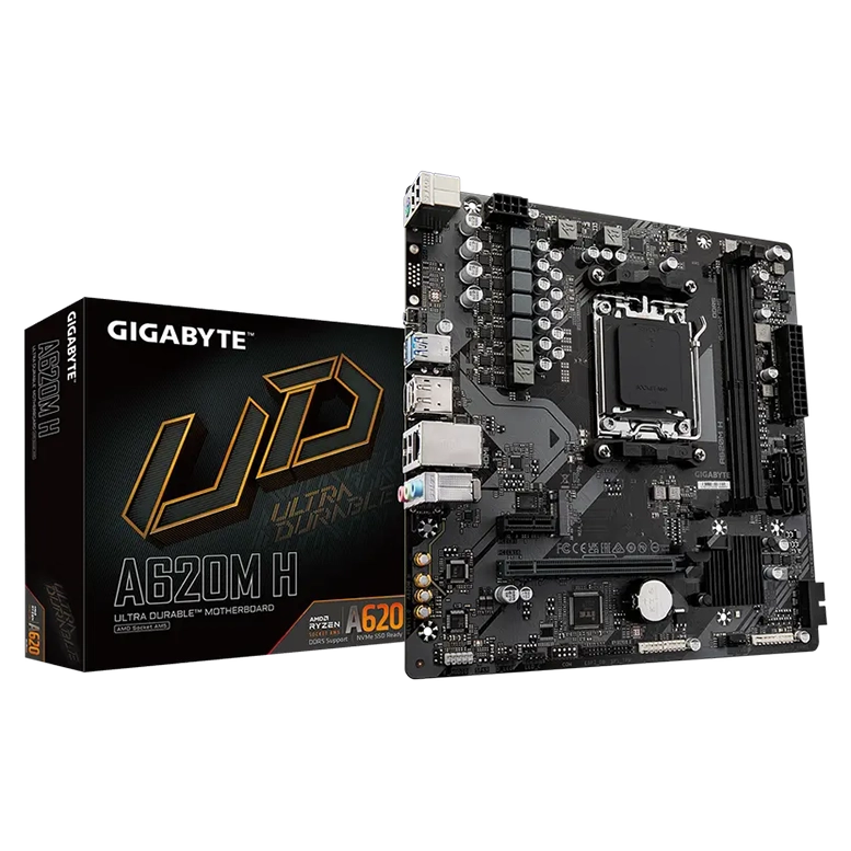 Материнская плата Gigabyte A620M H AM5 Micro-ATX