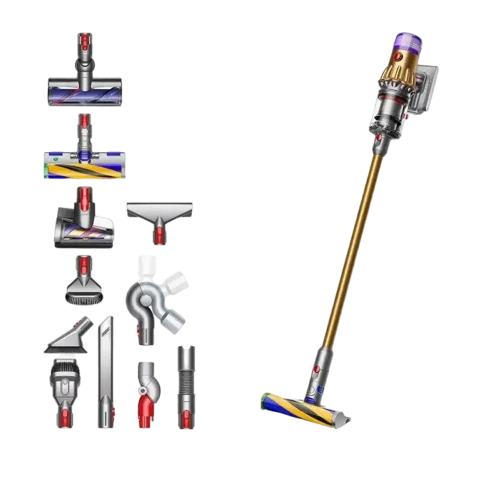 Вертикальный Пылесос Dyson V12 Detect Slim Absolute Plus, Серебристый 9
