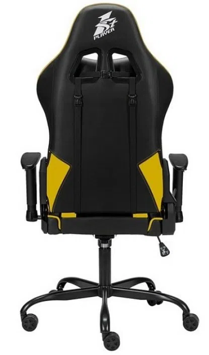Scaun gaming 1STPLAYER S01 Black/Yellow 5