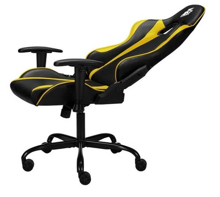 Scaun gaming 1STPLAYER S01 Black/Yellow 4