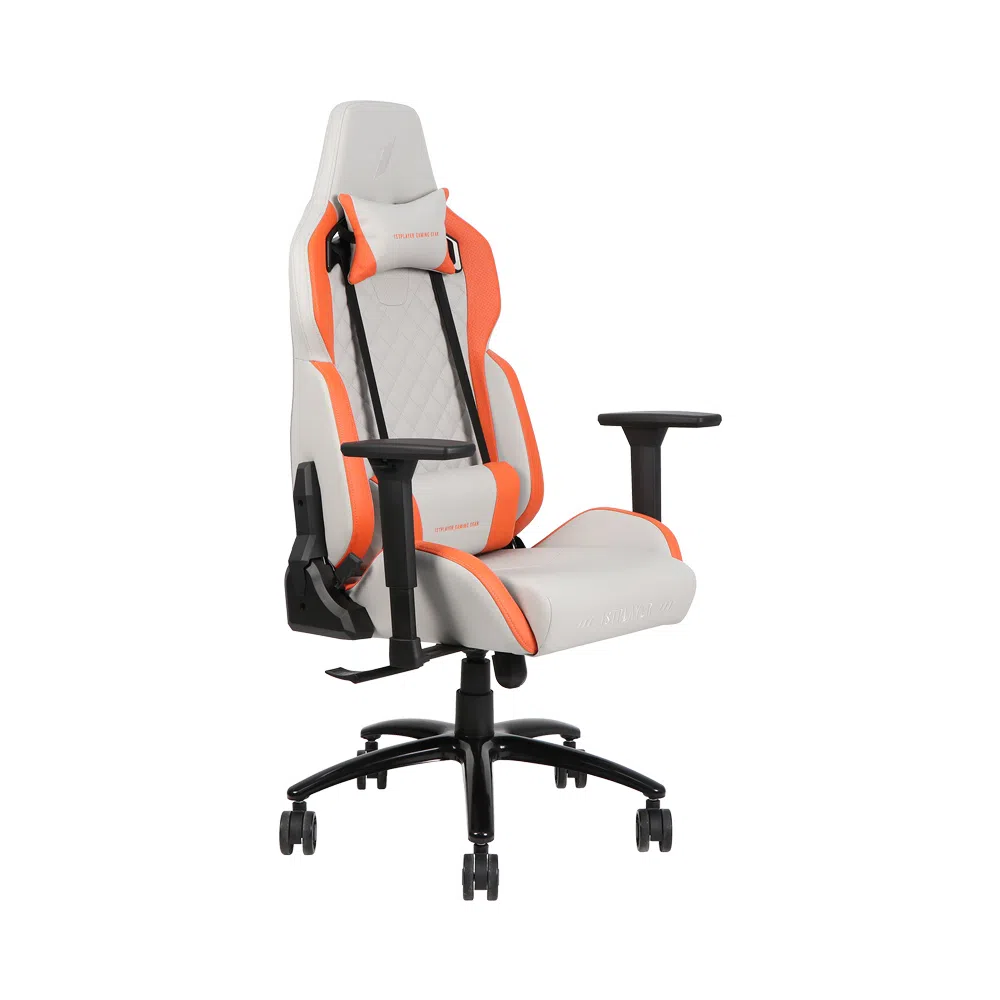 Игровое кресло 1STPLAYER DK2 PRO, Gray/Orange 3