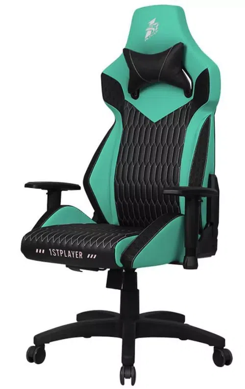 Игровое кресло 1STPLAYER WIN101, Black/Tiffany Blue 3