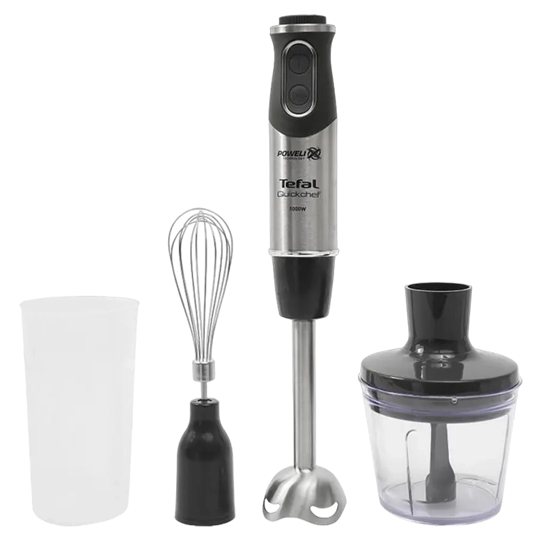 Погружной блендер Tefal Quickchef, Черный/Нержавеющая сталь