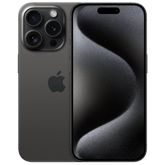 Apple iPhone 15 Pro 128GB SS Black Titanium LN 4