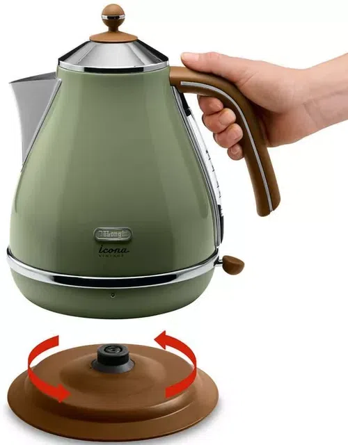 Чайник электрический DeLonghi KBOV2001.GR Icona Vintage 4