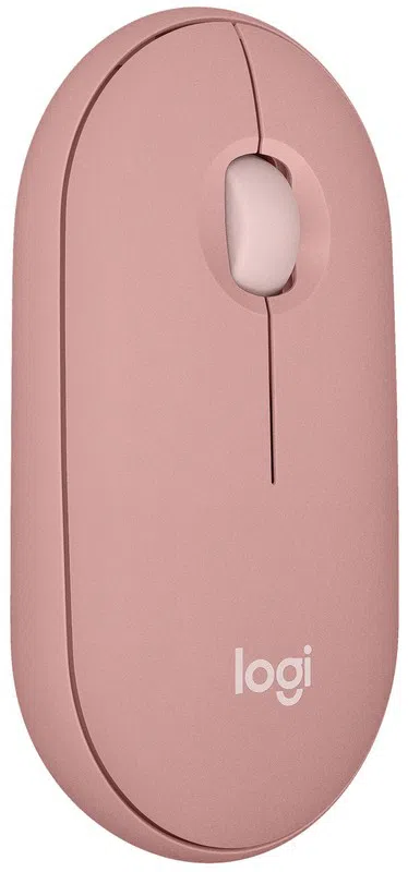 Mouse Wireless Logitech Pebble Mouse 2 M350s, Tonal Rose 2