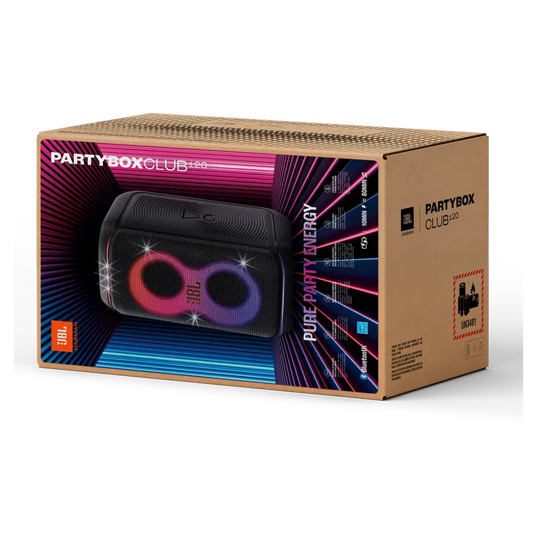 Bluetooth-колонка JBL PartyBox Club 120, Чёрный 12