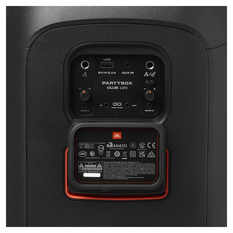 Bluetooth-колонка JBL PartyBox Club 120, Чёрный 10
