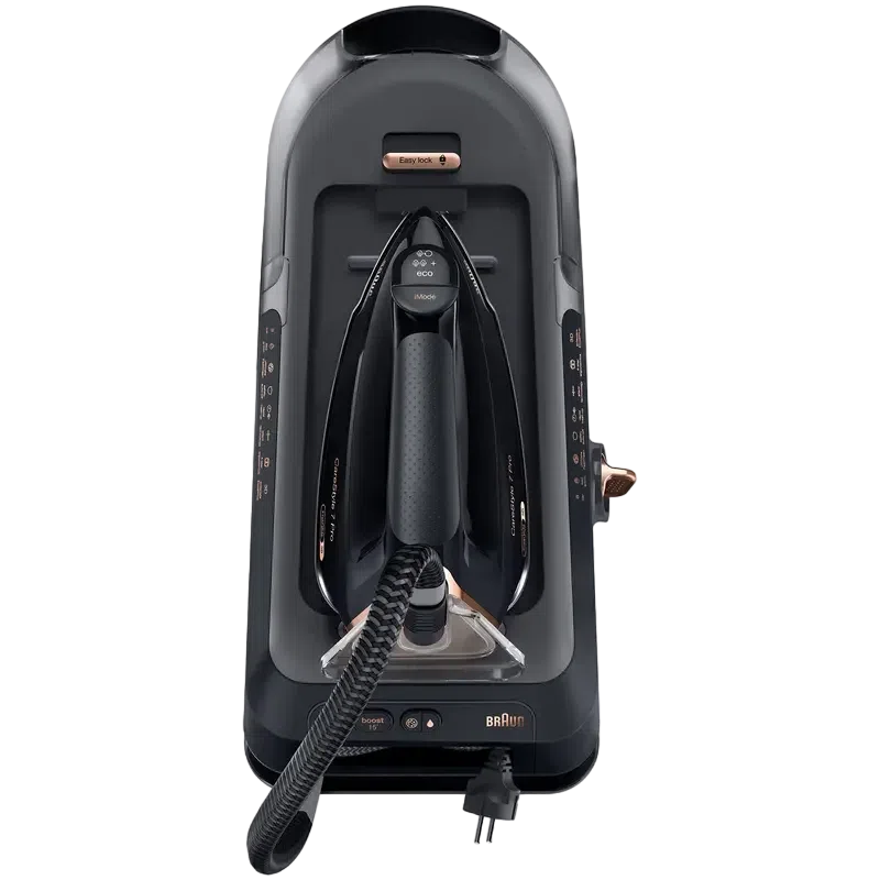 Утюг с парогенератором Braun IS 7286BK SS, Черный 7
