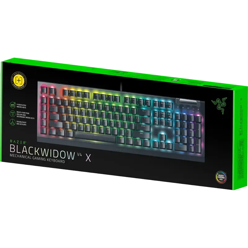 Клавиатура Razer BlackWidow V4, Проводное, Чёрный 6