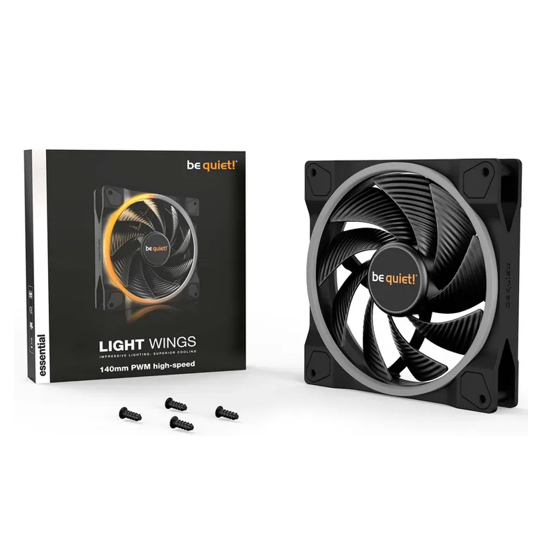 Вентилятор для ПК be quiet! Light Wings PWM high-speed, 140 мм, Черный 8