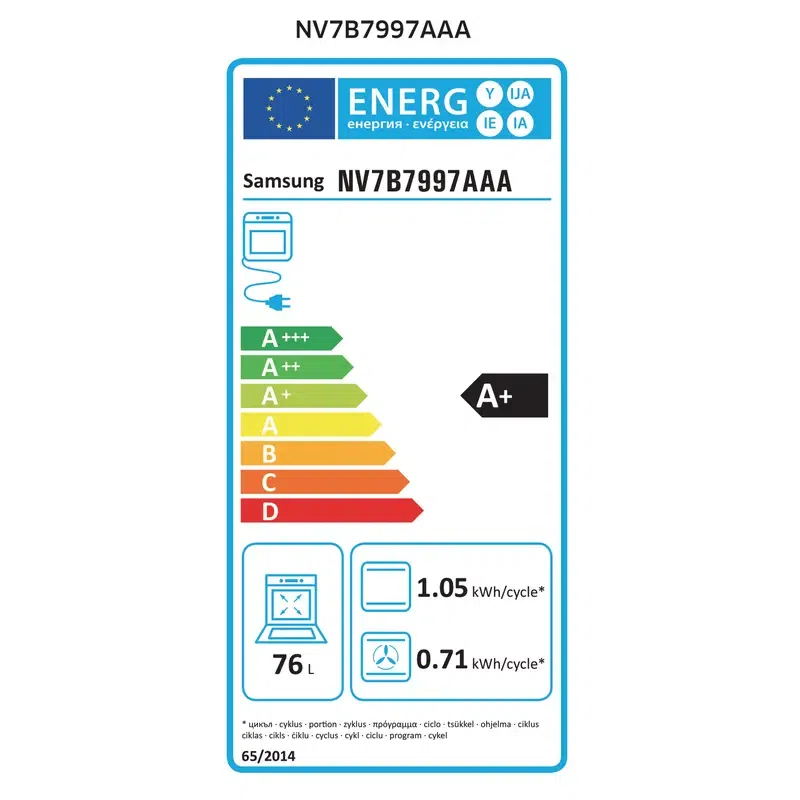 Электрический духовой шкаф Samsung NV7B7997AAA/WT, Beige 16