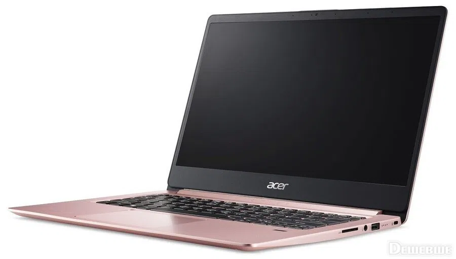 ACER Swift 1 Sakura Pink (NX.GZLEU.007), 14.0" IPS FHD (Intel Pentium Silver N5000 4xCore up to 2.70 GHz, 4GB (1x4) DDR4 RAM, 128GB PCIe NVMe SSD, Intel UHD Graphics 605, CR, WiFi-AC/BT, FPS, Backlit KB, 3cell, HD Webcam, RUS, Linux, 1.3kg, 15mm) 3