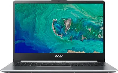 ACER Swift 1 Sparkly Silver (NX.GXUEU.011), 14.0" IPS FHD (Intel Pentium Silver N5000 4xCore up to 2.70 GHz, 8GB (1x8) DDR4 RAM, 256GB PCIe NVMe SSD, Intel UHD Graphics 605, CR, WiFi-AC/BT, FPS, Backlit KB, 3cell, HD Webcam, RUS, Linux, 1.3kg, 15mm) 4