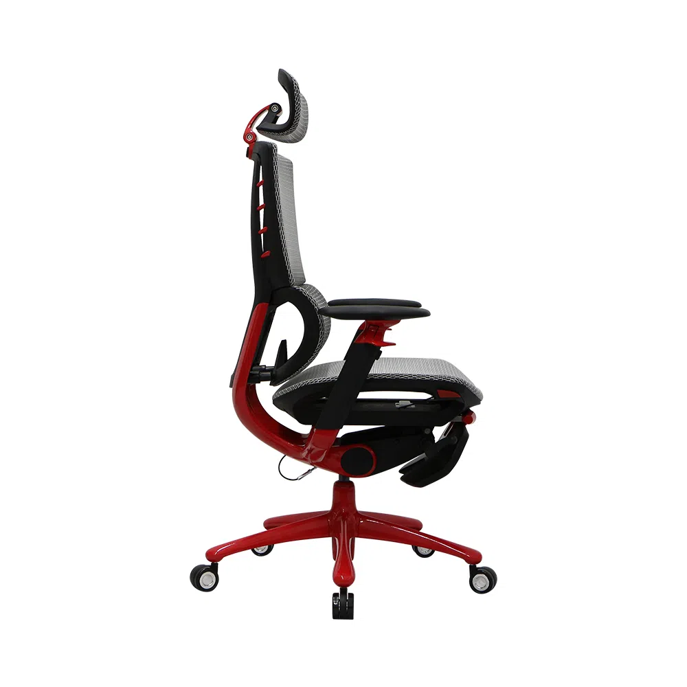 Scaun Gaming 1STPLAYER ERGO PLAY, White&Red 5