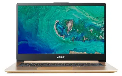 ACER Swift 1 Luxury Gold (NX.GXREU.027), 14.0" IPS FHD (Intel Pentium Silver N5000 4xCore up to 2.70 GHz, 8GB (1x8) DDR4 RAM, 512GB PCIe NVMe SSD, Intel UHD Graphics 605, CR, WiFi-AC/BT, FPS, Backlit KB, 3cell, HD Webcam, RUS, Linux, 1.3kg, 15mm) 4