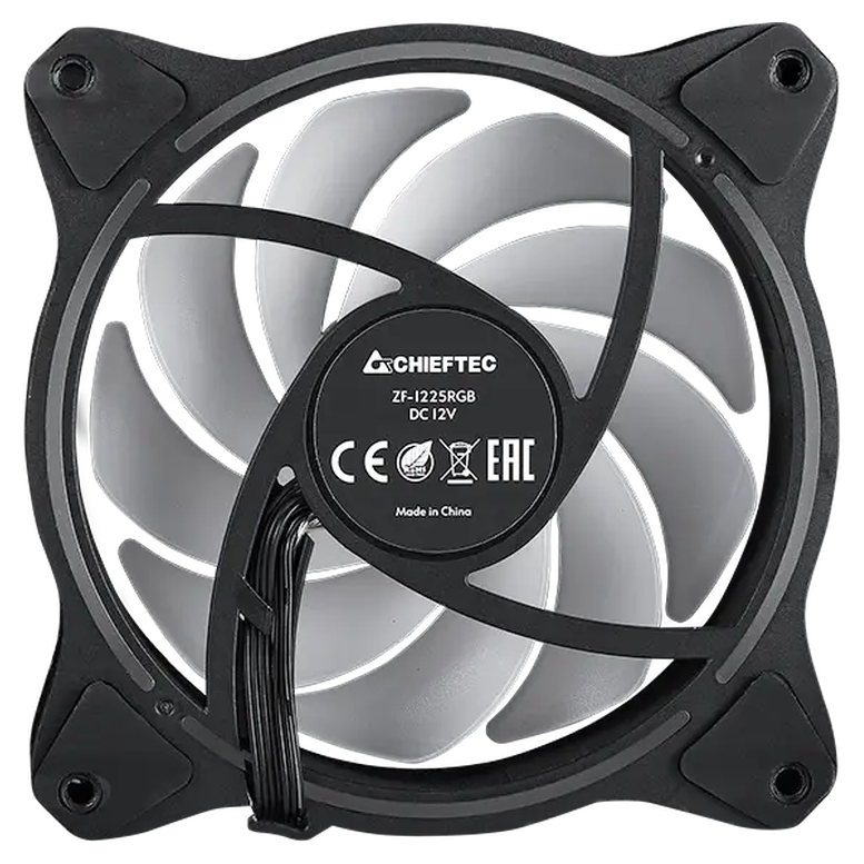 Вентилятор для ПК Chieftec ZF-1225RGB, 120 мм, Черный 3