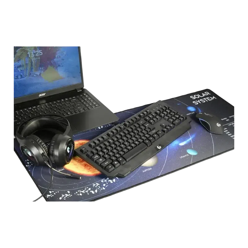 Игровой коврик для мыши Gembird MP-SOLARSYSTEM-XL-01, Large, Black 2
