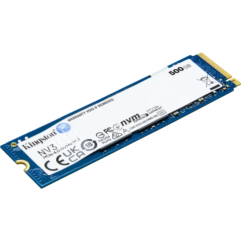 Накопитель SSD Kingston NV3, 500Гб, SNV3S/500G 2