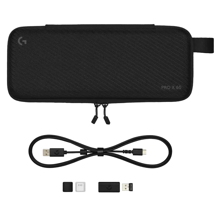 Клавиатура Logitech PRO X 60, Проводное / беспроводное, Чёрный 7