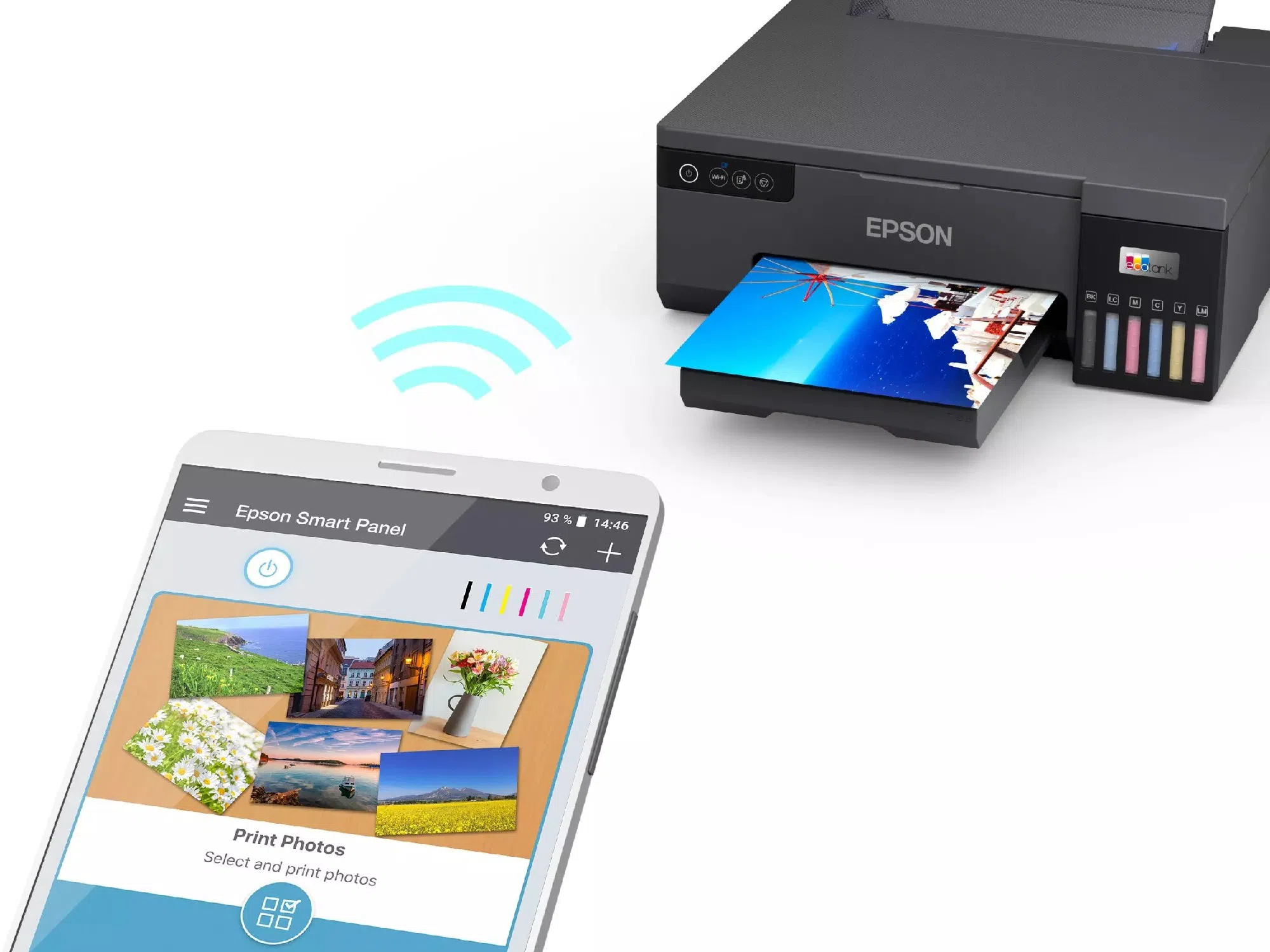 Принтер Epson Eco Tank L8050, Black 2