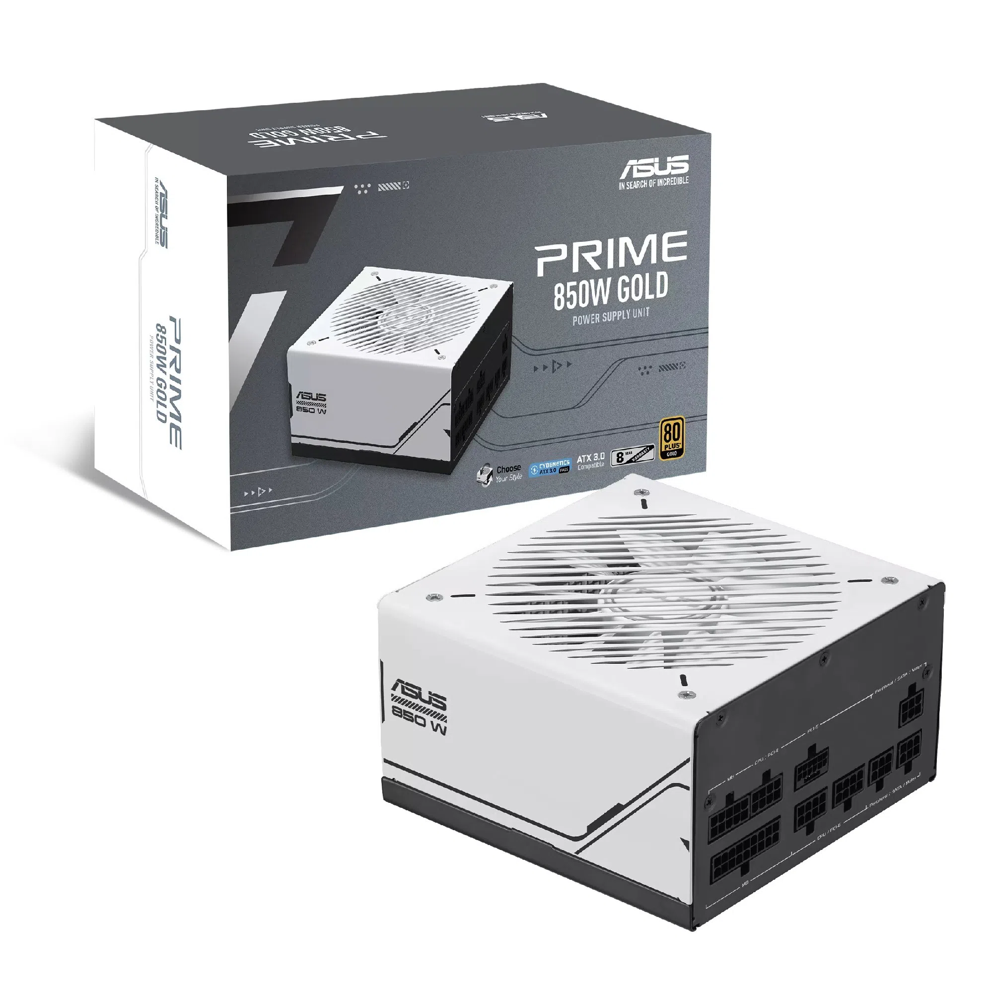 Sursă Alimentare PC Asus Prime AP-850G, Alb 9