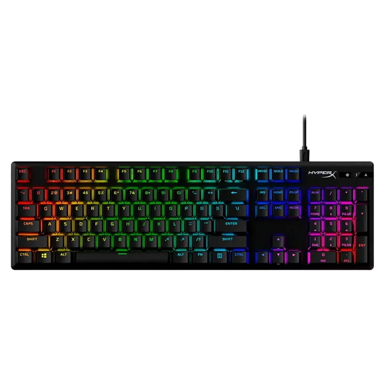 Клавиатура HyperX Alloy Origins PBT, Проводное, Чёрный