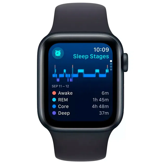 Apple Watch SE 2024 Midnight GPS Sport Band Midnight 40 mm 5