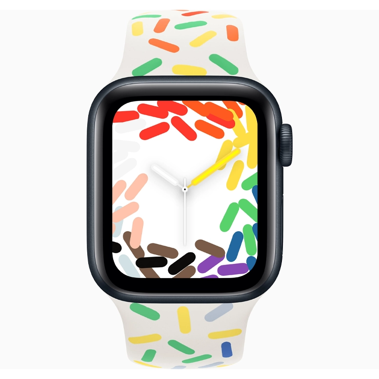 Apple Watch SE 2024 Midnight GPS Sport Band Plum 40 mm 4