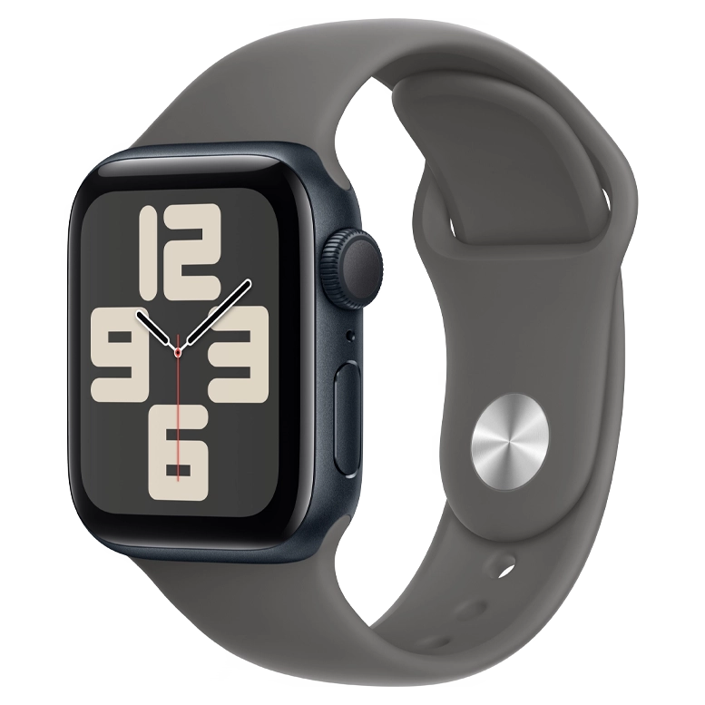Apple Watch SE 2024 Midnight GPS Sport Band Stone Gray 44 mm 2