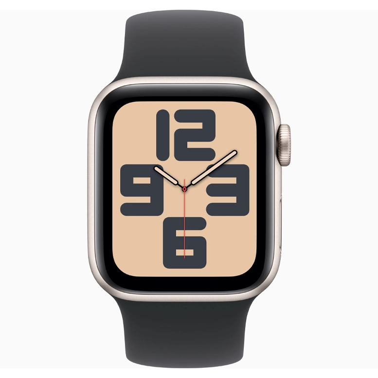 Apple Watch SE 2024 Starlight GPS Solo Loop Black 44 mm 3