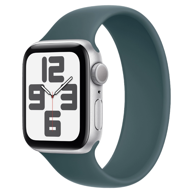 Apple Watch SE 2024 Silver GPS Solo Loop Lake Green 44 mm 2