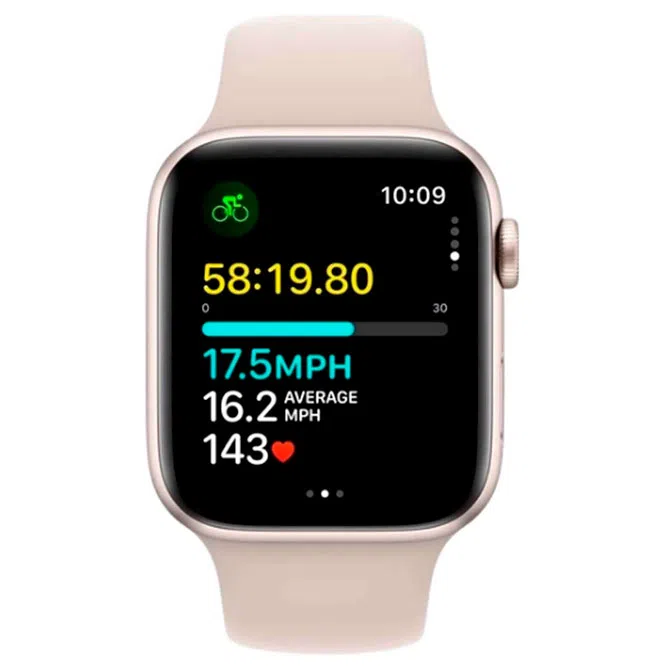 Apple Watch SE 2024 Starlight GPS Sport Band Light Blush 40 mm 7