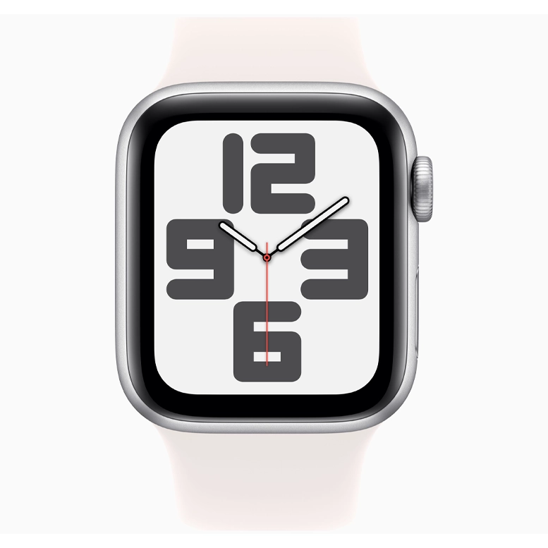 Apple Watch SE 2024 Silver GPS Sport Band Light Blush 40 mm 4