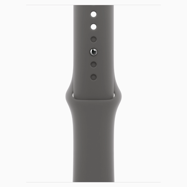 Apple Watch SE 2024 Silver GPS Sport Band Stone Gray 44 mm 5
