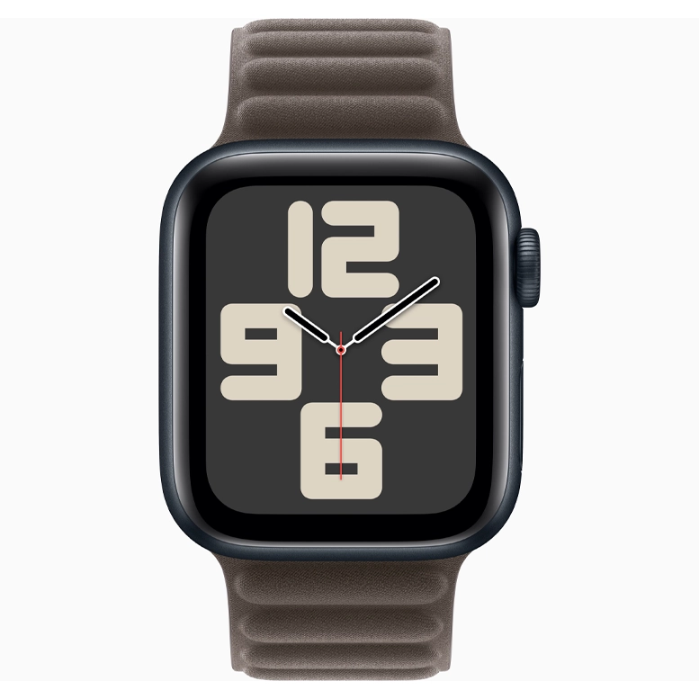 Apple Watch SE 2024 Midnight GPS Textile Magnetic Link Dark Taupe 40 mm 4