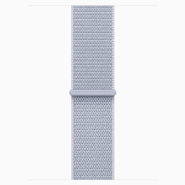 Apple Watch SE 2024 Starlight GPS Textile Sport Loop Blue Cloud 40mm 5
