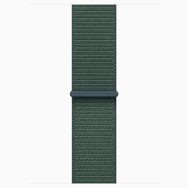 Apple Watch SE 2024 Silver GPS Textile Sport Loop Lake Green 40mm 8