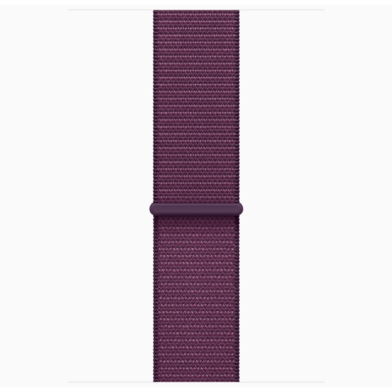 Apple Watch SE 2024 Starlight GPS Textile Sport Loop Plum 40 mm 9