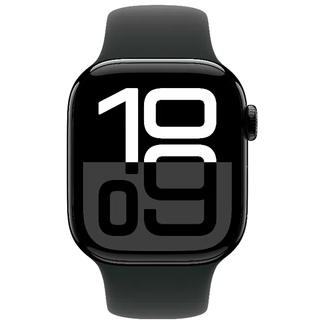 Apple Watch 10 Aluminum GPS Jet Black Sport Band Black 42 mm 2