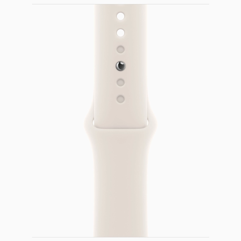 Apple Watch 10 Aluminum GPS Rose Gold Sport Band Starlight 46 mm 9