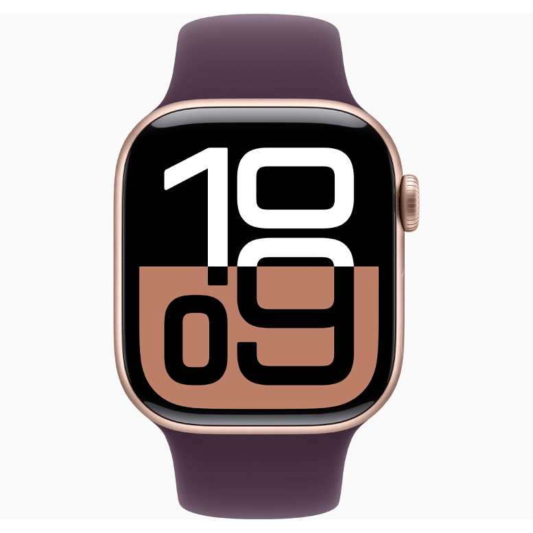 Apple Watch 10 Aluminum GPS Rose Gold Sport Band Plum 42 mm 3