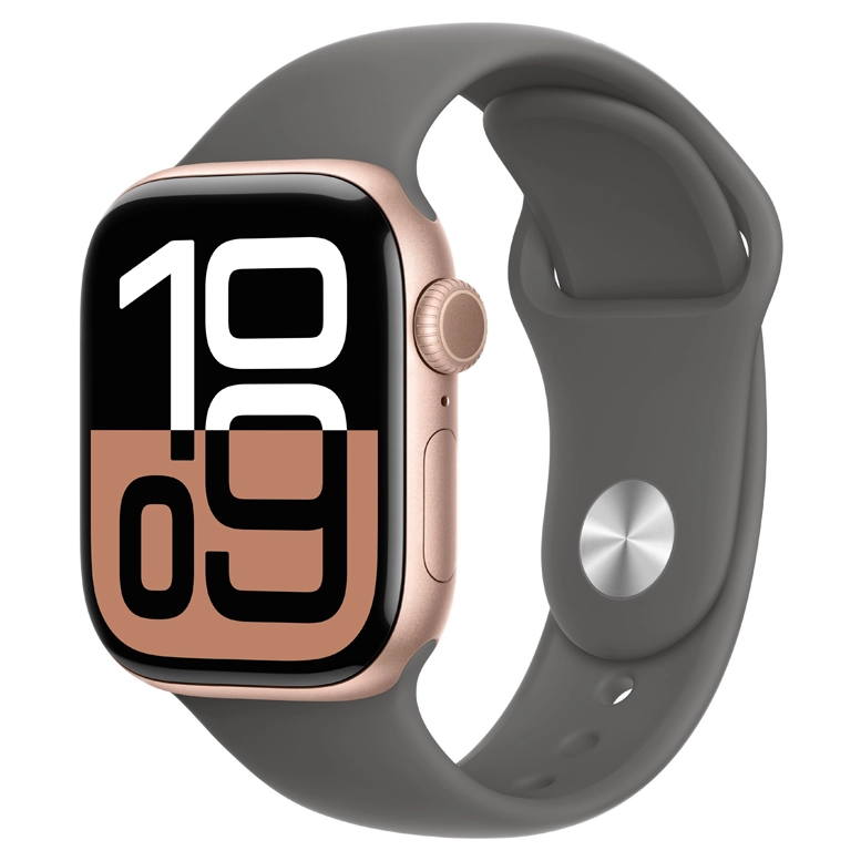 Apple Watch 10 Aluminum GPS Rose Gold Sport Band Stone Gray 42 mm 2