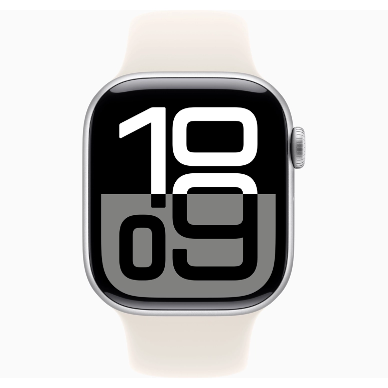 Apple Watch 10 Aluminum GPS Silver Sport Band Starlight 42 mm 3
