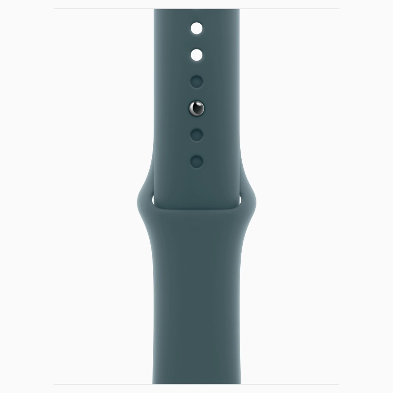 Apple Watch 10 Aluminum GPS Silver Sport Band Lake Green 46 mm 8