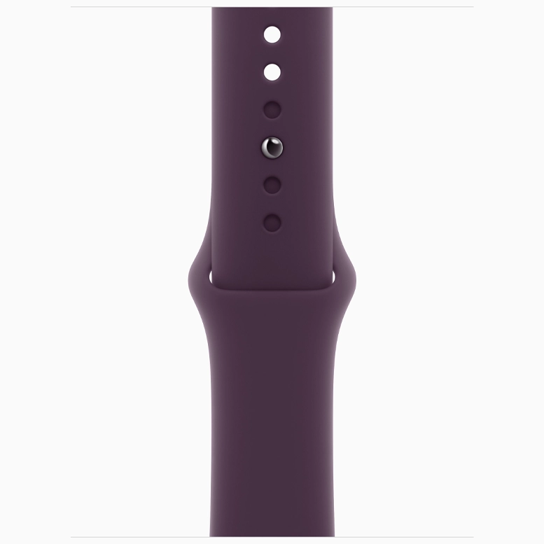 Apple Watch 10 Aluminum GPS Silver Sport Band Plum 46 mm 5