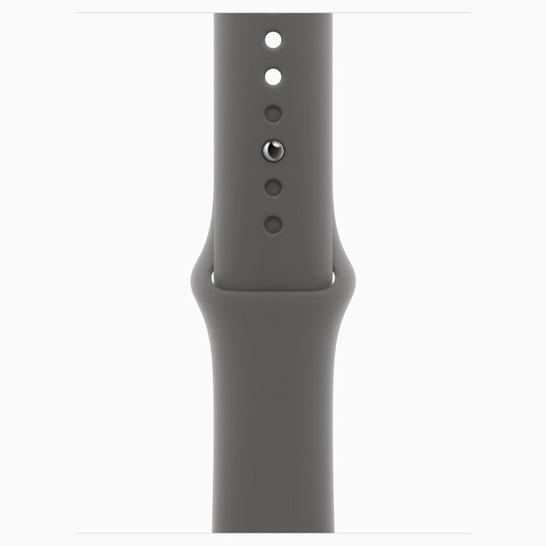 Apple Watch 10 Aluminum GPS Silver Sport Band Stone Gray 46 mm 9